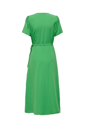 Only Only 15259150 onlkesia life s/s midi dress ptm Zomerjurkjes kelly green