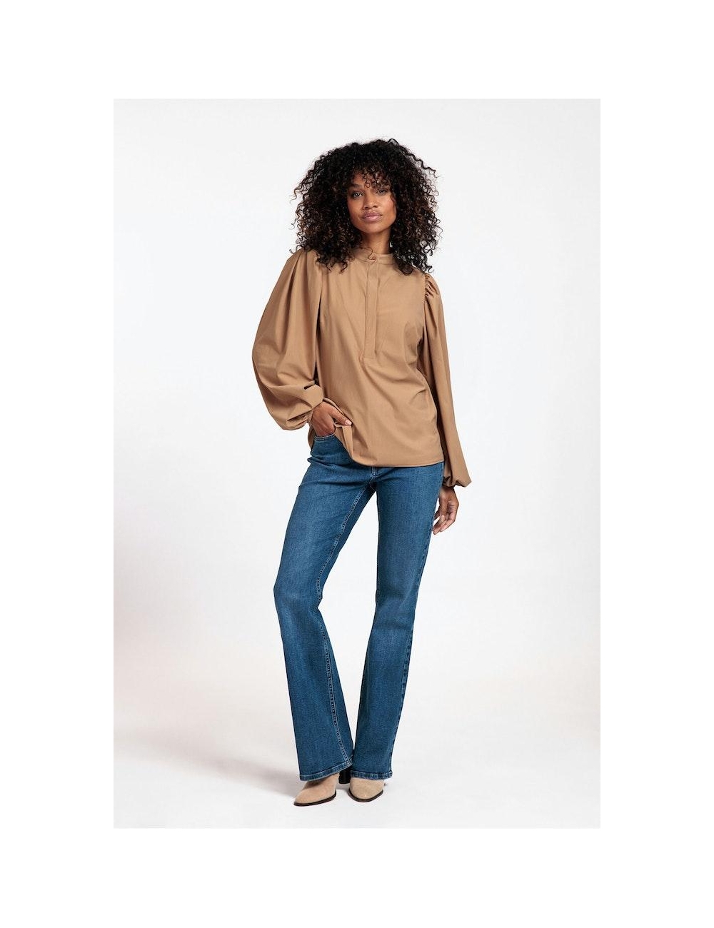 Studio Anneloes belle denim trousers 91001 Flare 6303 mid jeans Expresswear