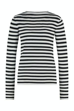 Studio Anneloes Studio Anneloes luna stripe pullover 91500 Trui 1190 off white/black
