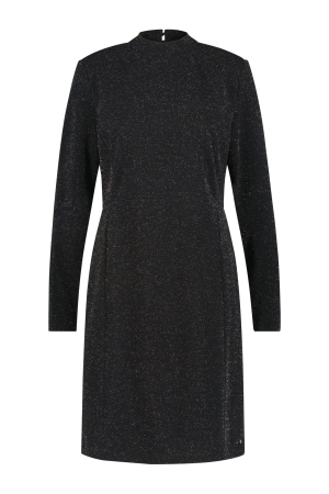 Tramontana Tramontana c21-10-501 dress jersey lurex Jurk 9000 black