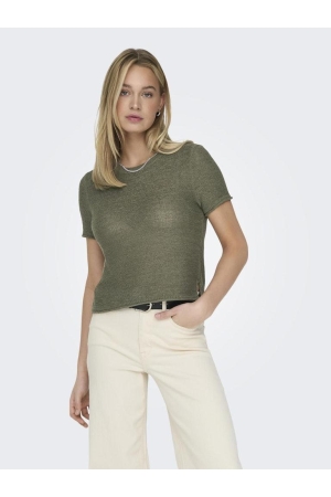 Only Only onlsunny s/s pullover nca knt 15254282 Trui korte mouw kalamata