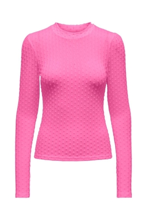 Only Only onlmaddy l/s puff top cc jrs 15311960 T-shirt Lange mouw strawberry moon