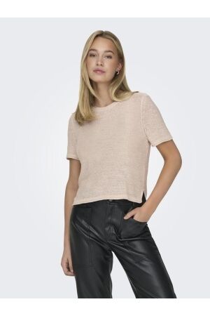 Only Only onlsunny s/s pullover nca knt 15254282 Trui korte mouw pumice stone