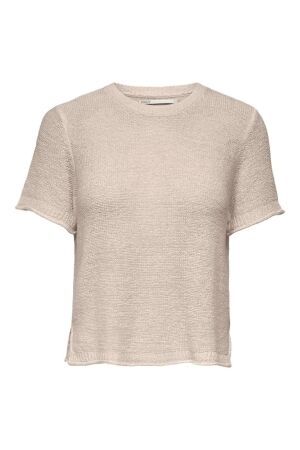 Only Only onlsunny s/s pullover nca knt 15254282 Trui korte mouw pumice stone