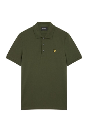 Lyle & Scott Lyle & Scott sp400vog plain polo shirt Poloshirts w485 olive