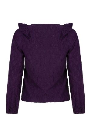 Lofty Manner Lofty Manner top nyra ol15.1 T-shirt Lange mouw 750 purple
