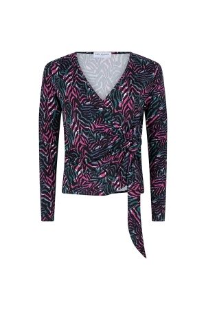 Lofty Manner Lofty Manner top vida ol55 T-shirt Lange mouw 463 multi zebra print