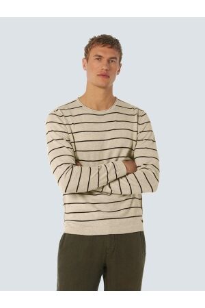 No- Excess No- Excess 23210161 pullover crewneck Trui 016 cream