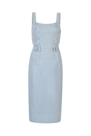 Josh V Josh V cleo jv-2404-0401 Jurk 507 light blue denim
