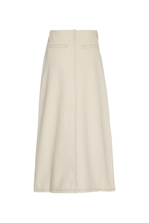 MSCH Copenhagen MSCH Copenhagen mschphelina ida hw denim skirt 18271 oatmeal