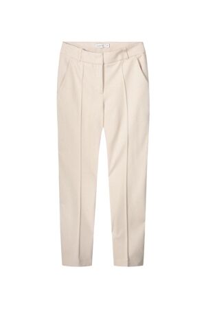SUMMUM SUMMUM trousers punto milano (4s2558) Broek 122 ivory