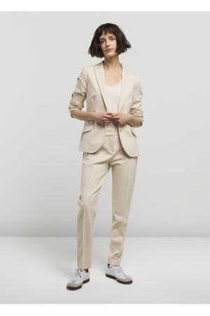 SUMMUM SUMMUM trousers punto milano (4s2558) Broek 122 ivory