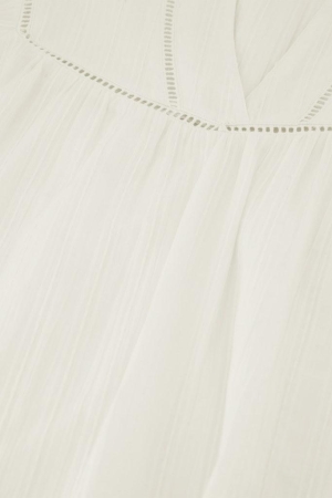 Fabienne Chapot Fabienne Chapot kristy top clt-260-top-ss24 T-shirt Korte mouw 1003 cream white