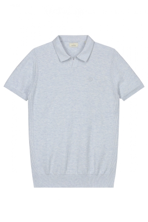 DSTREZZED DSTREZZED mercury short sleeve polo 420026 Poloshirts 646 lt. blue