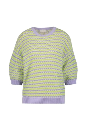 Fabienne Chapot Fabienne Chapot rose pullover clt-191-pul-ss24 Trui 8004 faded lila