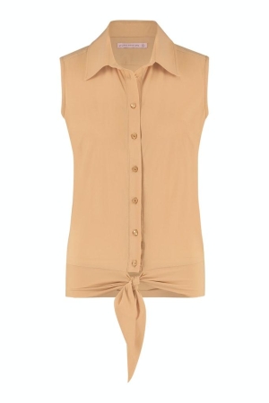Studio Anneloes Studio Anneloes pippa sl blouse 94756 Blouse 1200 dark sahara