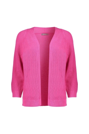 Geisha Geisha 44004-10 cardigan basic Vest 445 fuchsia