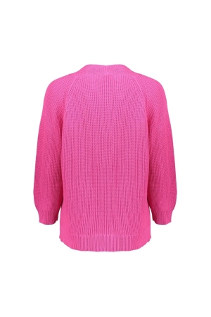 Geisha Geisha 44004-10 cardigan basic Vest 445 fuchsia