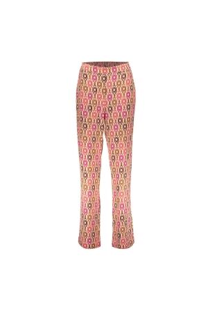 Geisha Geisha 41218-20 pants Broek 720 sand/brown/fuchsia
