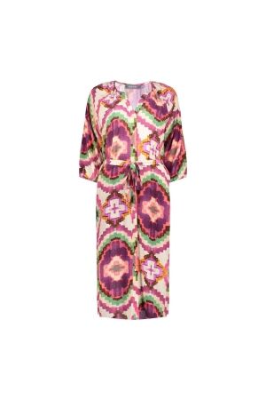 Geisha Geisha 47202-20 dress Jurk 445 fuchsia/soft green
