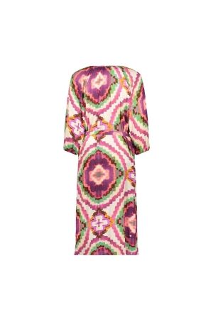 Geisha Geisha 47202-20 dress Jurk 445 fuchsia/soft green