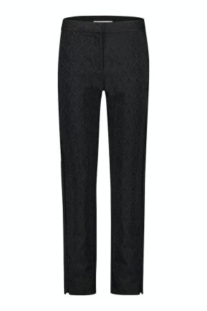 Studio Anneloes Studio Anneloes mira ornament jacquard trousers 09367 Broek 9000 black 9000 black