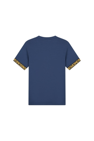 Malelions Malelions mm3-ss24-29 venetian t-shirt Print T-shirts 989 navy/gold