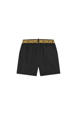 Malelions Malelions mm3-ss24-31 venetian swim shorts Zwembroek 908 black/gold