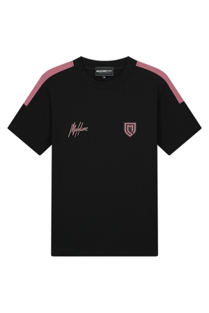 Malelions Malelions ms2-ss24-15 sport fielder t-shirt Print T-shirts 442 black/mauve