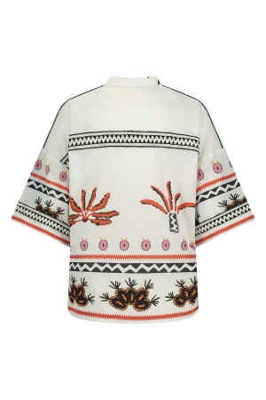 Nukus Nukus nina top lena ss240189 T-shirt Korte mouw 17 off white