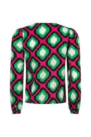 Lofty Manner Lofty Manner pa13 blouse zaury Blouse 772 big ikat