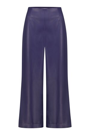 Studio Anneloes Studio Anneloes penny faux leather culotte 09294 Broek 3800 deep purple