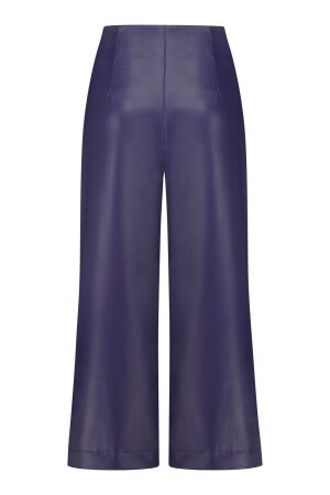 Studio Anneloes Studio Anneloes penny faux leather culotte 09294 Broek 3800 deep purple