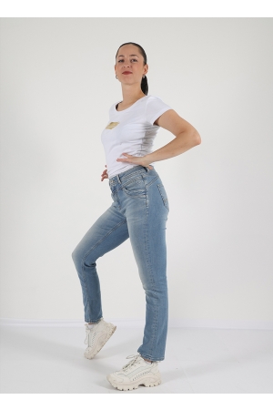 Miracle of Denim  Miracle of Denim rea high regular fit sp24-2112 Regular fit 3957 address blue
