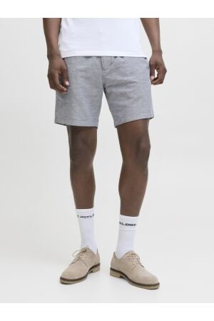 Jack & Jones Jack & Jones jpstace jjsummer linen blend short sn 12248627 Korte broeken faded denim melange