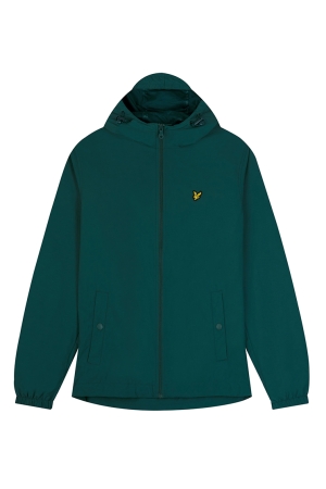 Lyle & Scott Lyle & Scott jk464v zip through hooded jacket Jackets w746 malachite green