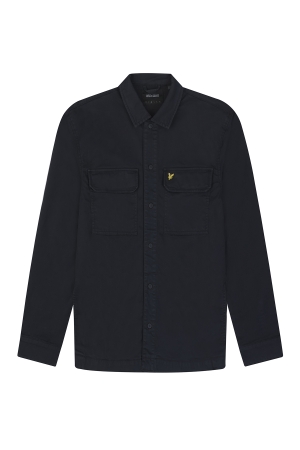 Lyle & Scott Lyle & Scott lw2008v garment dyed overshirt Overshirt z271 dark navy
