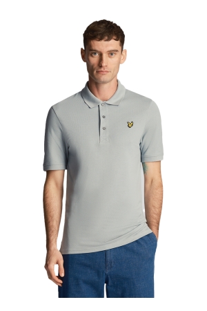 Lyle & Scott Lyle & Scott sp400vog plain polo shirt Poloshirts a19 slate blue
