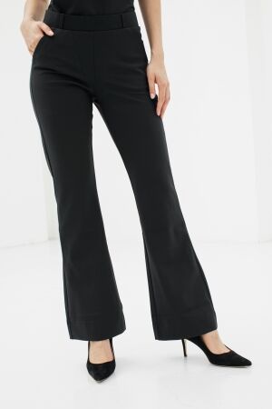 Studio Anneloes Studio Anneloes flair bonded trouser 02309 Flared 9000 black