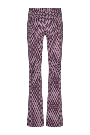 Tramontana Tramontana q01-11-102 trousers travel little diamonds Broek 009998-printblacks
