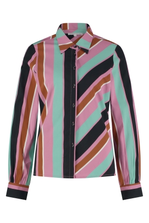 Tramontana Tramontana q13-11-301 blouse stripe Blouse 009999-multicolour