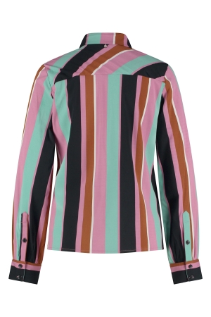 Tramontana Tramontana q13-11-301 blouse stripe Blouse 009999-multicolour