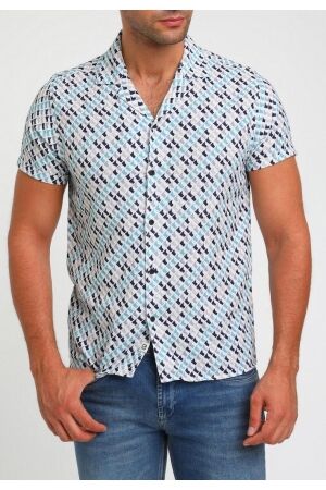 Gabbiano Gabbiano 334545 shirt ss Overhemd 599 sea green