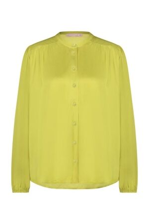 Studio Anneloes Studio Anneloes birdie ls satin blouse 09373 Blouse 2900 lime