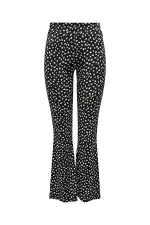 Only Only onlrita flared pants cs jrs 15317221 Flared black safari animal jrs