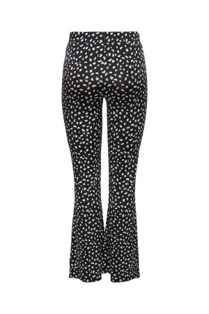 Only Only onlrita flared pants cs jrs 15317221 Flared black safari animal jrs