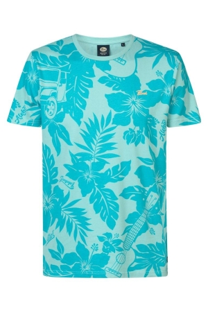 Petrol Petrol m-1040-tsr114 t-shirt ss aop Print T-shirts 5180 aqua