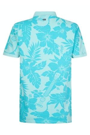 Petrol Petrol m-1040-pol114 polo short sleeve Poloshirts 5180 aqua