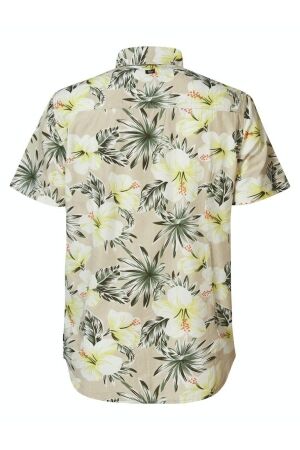 Petrol Petrol m-1040-sis418 shirt long sleeve aop Overhemd 0007 antique white