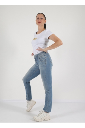 Miracle of Denim  Miracle of Denim rea high regular fit sp24-2112 Regular fit 3957 address blue